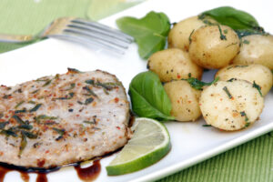 Thunfisch mit Baby-Kartoffeln
