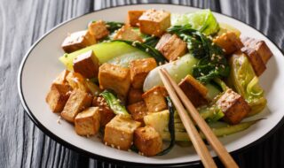 Tofu mit Pak Choi