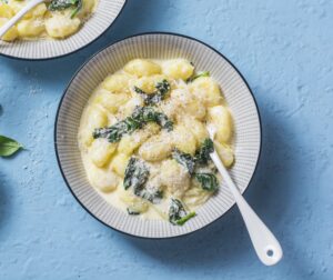 Gnocchi mit Spinat und Gorgonzola