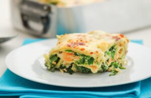 Lachs-Spinat-Lasagne