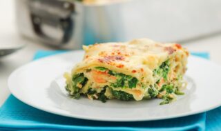 Lachs-Spinat-Lasagne