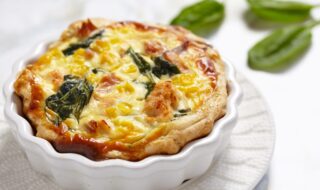 Mini-Spinat-Quiche mit Kochschinken