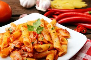 Penne mit Chili Sauce