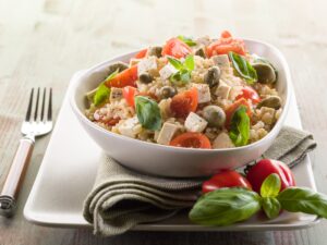 Reissalat mit Tofu