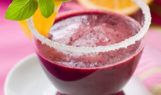 Orangen-Blaubeer-Smoothie